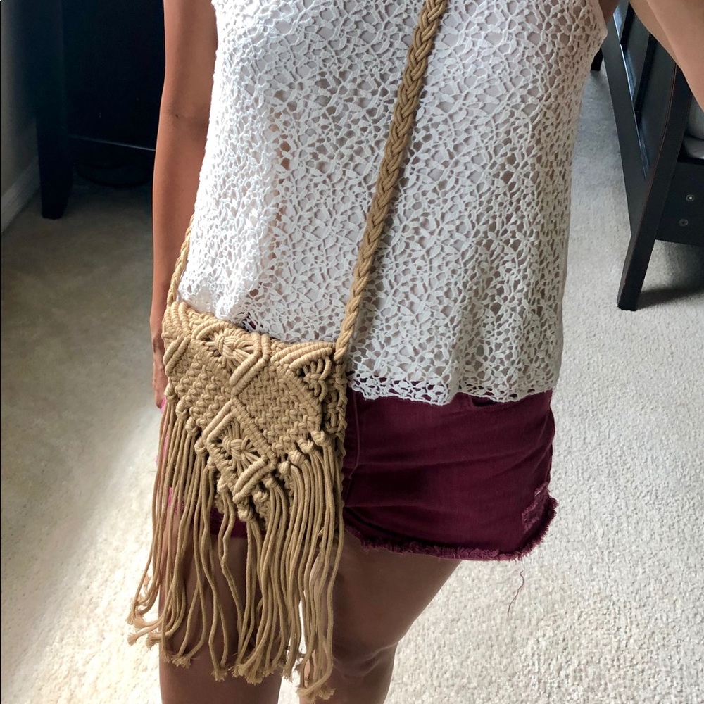 Macrame Boho Crossbody Bag